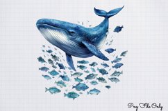 Whales Clipart design PNG Product Image 1
