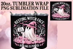 ENCHANTING VIBES 20oz TUMBLER WRAP, Ghost Cancer Product Image 1