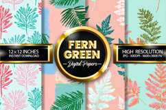 Fern Green Digital Papers - 04 variations Product Image 1