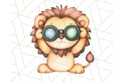 Jungle Safari Animals PNG Cute Pastel Wild Animal Clipart Product Image 4