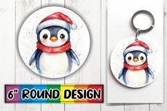 Sophisticated Round Design for Coasters , Holiday Animals Product Image 1