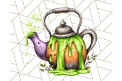 Ghost Café PNG Clipart, Cute Ghost Baristas Halloween Treats Product Image 4