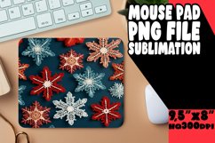 3D Embroidered Christmas Sublimation Mouse Pad Product Image 1
