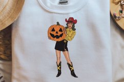 Vintage Witch Halloween Sublimation PNG Product Image 1