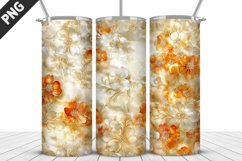3D Flowers Tumbler Wrap | Sublimation Design | Tumble PNG Product Image 5
