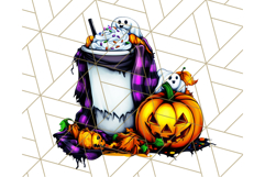 Spooky Café Cuties Halloween PNG Clipart, Holiday Elements Product Image 4