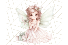 Pastel Fairies and Butterflies PNG, Spring Fantasy Clipart Product Image 4