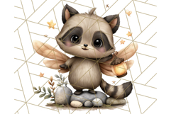 Forest Fairy Garden Creatures PNG, Whimsical Woodland Art Product Image 4