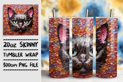 Purr-fectly Colorful Tumblers: Amazing 3D Cats Product Image 1