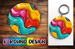 Bold Abstract Inflated Puff Sublimation Designs Product Image 1