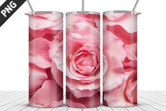 Rose Flowers Tumbler Wrap | Sublimation Design | Tumble PNG Product Image 1