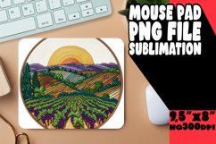 Sublimation Design Scenic Art Mouse Pad PNG Product Image 1