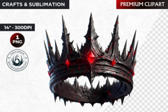 Evil Sorcerer Artifact Clipart - Dark Fantasy wizard staff Product Image 1