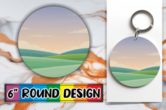 Whimsical Car Coaster Round, Spring Product Image 1