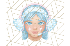 Pastel Gamer Girl Clipart PNG, Kawaii Gaming Elements Product Image 4