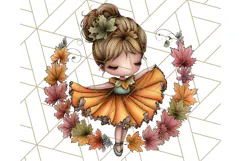 Woodland Autumn Parade Clipart PNG Fall Animals Product Image 4