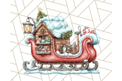 Christmas North Pole Village PNG Clipart, Cute Holiday Art Product Image 4