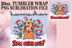 PRESENT OF JOY 20oz TUMBLER WRAP, Funny Cat Product Image 1