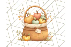 Woodland Apple Orchard Festival PNG Fall Clipart Product Image 4
