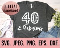 30th 40th 50th 60th Birthday Bundle SVG Hello 30 40 50 60 Product Image 6