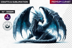 Fantasy Dragon Clipart, dragon PNG, Fantasy PNG, Role play Product Image 1