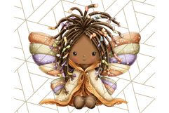 Halloween Fairy Clipart PNG, Spooky Cute Character Art Product Image 4