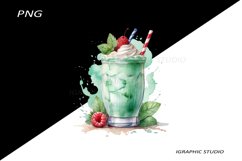 Milkshake Clipart, Food Clipart Product Image 1