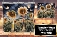 VIBRANT Design for 20oz Tumbler , Flowers Product Image 1