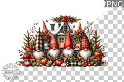 Christmas Gnome Sublimation - Clipart PNG Design Product Image 1