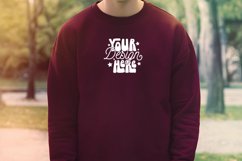 Gildan 18000 Light Pink Mockup, Mockup Product Image 1