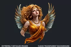 Nike goddess of Victory Clipart,Greek god,Ancient greece Product Image 2