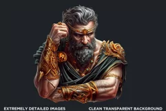 Hades god of the underworld Clipart,Greek god,Ancient greece Product Image 2