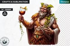 Dionysus god of wine Clipart,Greek god,Ancient greece Product Image 1