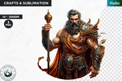 Hades god of the underworld Clipart,Greek god,Ancient greece Product Image 1