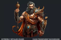 Hades god of the underworld Clipart,Greek god,Ancient greece Product Image 2