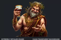 Dionysus god of wine Clipart,Greek god,Ancient greece Product Image 2