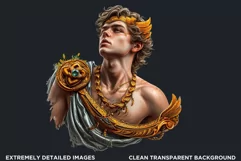 Hermes messenger of gods Clipart,Greek god,Ancient greece Product Image 2