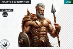 Ares god of war Clipart, Greek god,Ancient greece clipart Product Image 1