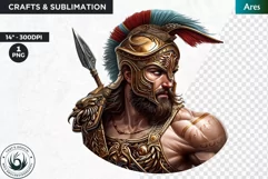 Ares god of war Clipart, Greek god,Ancient greece clipart Product Image 1