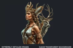 Artemis goddess of the hunt, Greek god,Ancient greece Product Image 2