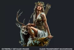 Artemis goddess of the hunt, Greek god,Ancient greece Product Image 2