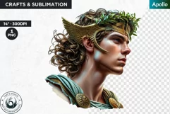 Apollo god of the sun Clipart,Greek god,Ancient greece Product Image 1