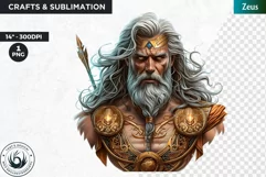 Zeus King of the gods Clipart,Greek god,Ancient greece Product Image 1