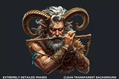 Pan god of nature Clipart, Greek god, Ancient greece clipart Product Image 2