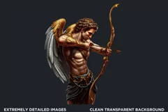Eros god of love Clipart, Greek god, Ancient greece clipart Product Image 2