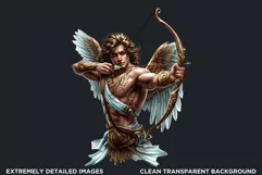 Eros god of love Clipart, Greek god, Ancient greece clipart Product Image 2