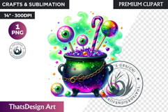 Halloween Drink Clipart PNG, Cute Kawaii Halloween potion Product Image 1