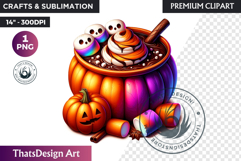 Halloween Drink Clipart PNG, Cute Kawaii Halloween potion Product Image 1