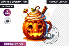 Halloween Drink Clipart PNG, Cute Kawaii Halloween potion Product Image 1