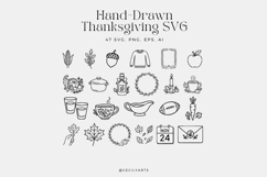 40 Hand-Drawn Thanksgiving SVG Product Image 2